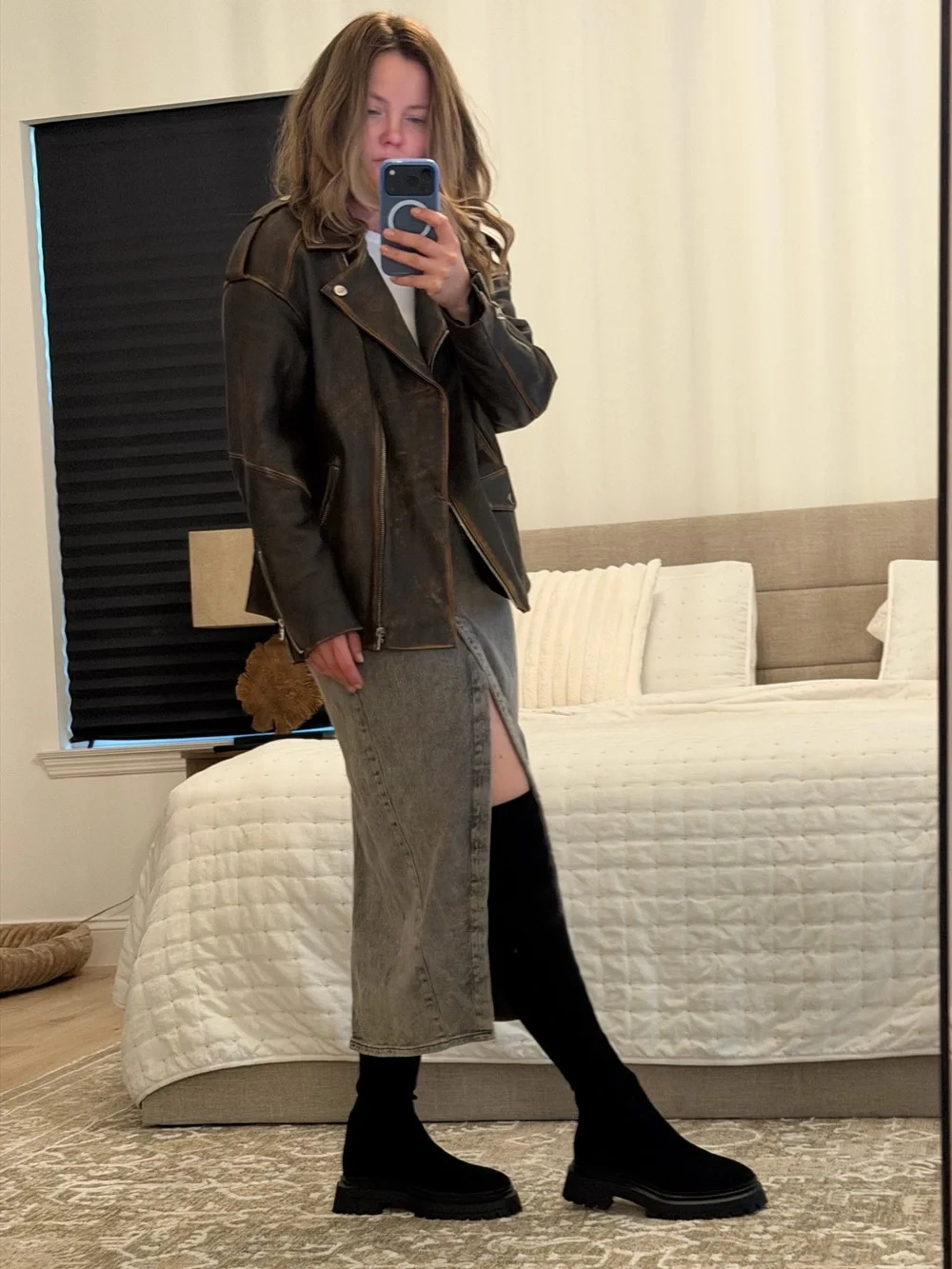 Stuart Weitzman Bedforland Black Suede Over-the-Knee Boots / US7.5 EU38